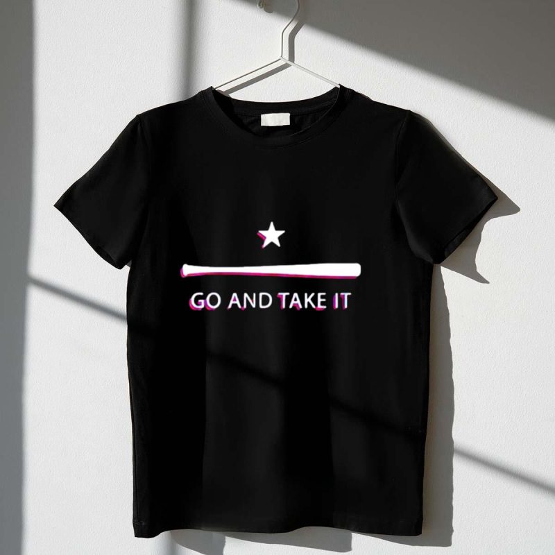 Go and Take It Texas Rangers Baseball Bat Star T Shirt t shirt 1 1