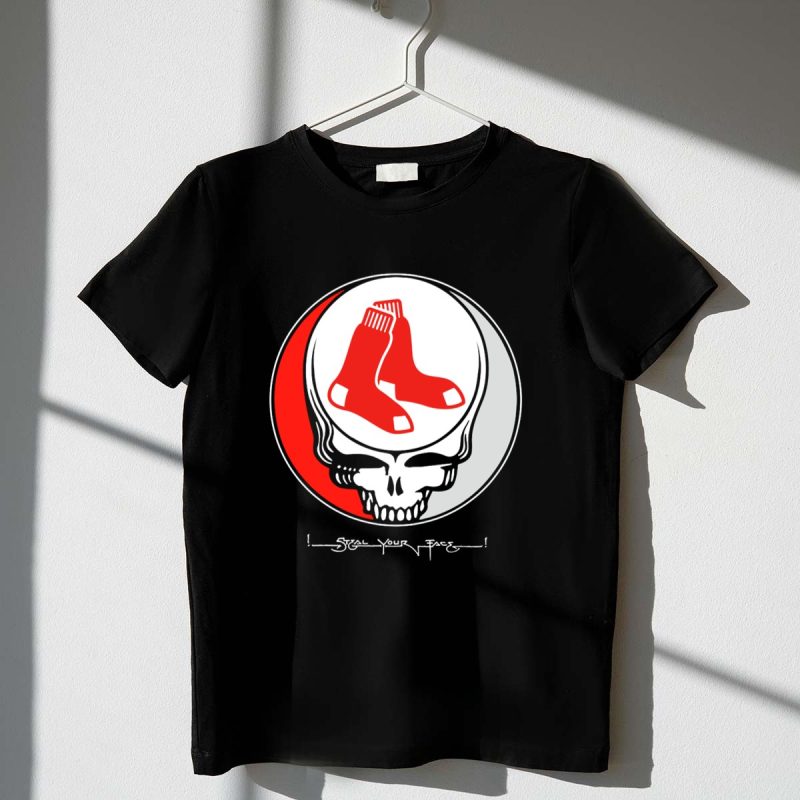 Grateful Dead Steal Your Face Boston Red Sox T Shirt t shirt 1 1
