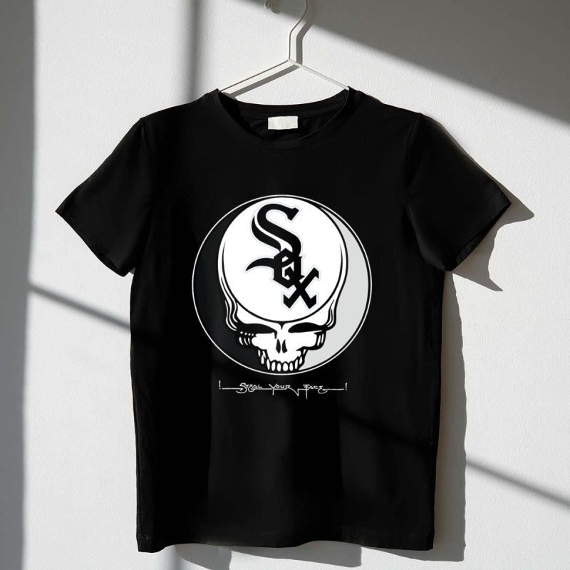 Grateful Dead Steal Your Face Chicago White Sox T Shirt t shirt 1 1