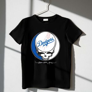 Grateful Dead Dodgers T-Shirt - Steal Your Face Design For Fans