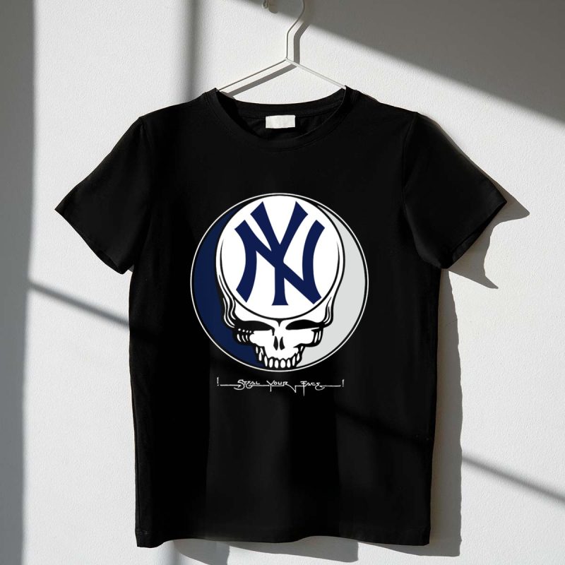 Grateful Dead Steal Your Face New York Yankees T Shirt t shirt 1 1