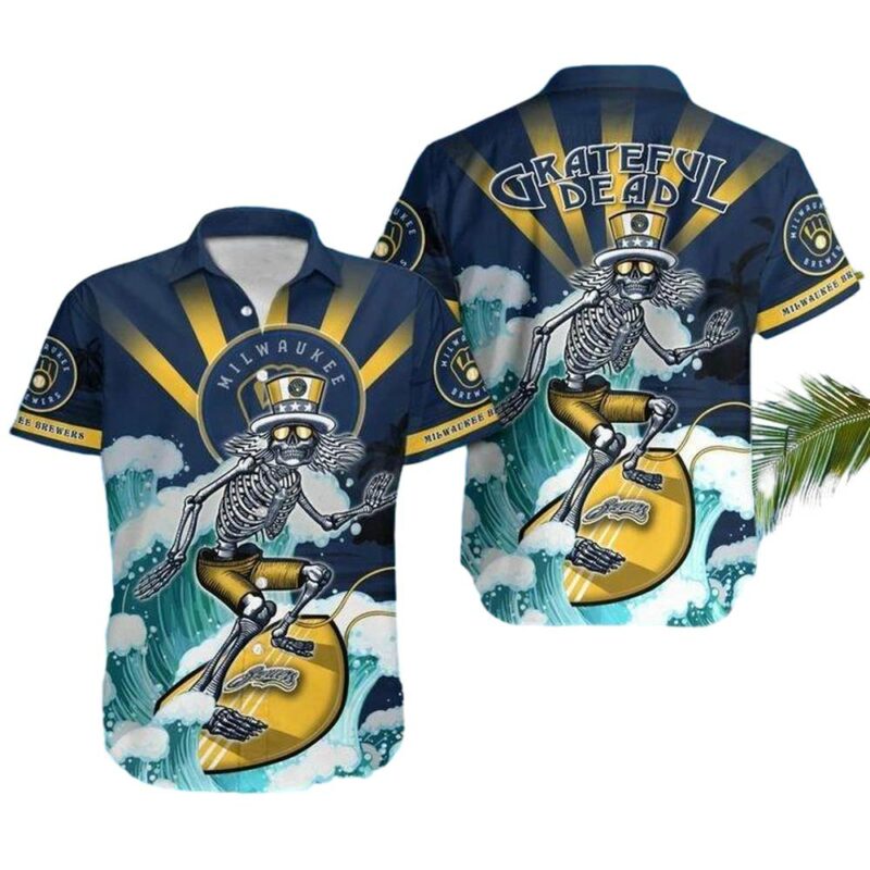 Grateful dead surfing milwaukee brewers surfboard hawaiian shirt 1.jpg