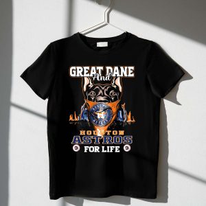 Great Dane & Houston Astros Forever T-Shirt - Perfect For Fans!
