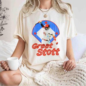 Philadelphia Phillies Bat Spike T-Shirt - Stylish Stott Graphic Tee