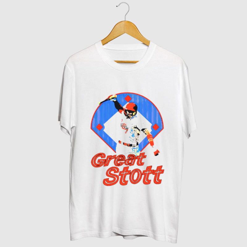 Philadelphia Phillies Bat Spike T-Shirt - Stylish Stott Graphic Tee - Image 2