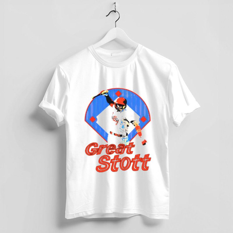 Philadelphia Phillies Bat Spike T-Shirt - Stylish Stott Graphic Tee - Image 4