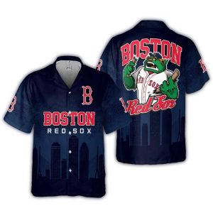 Boston Red Sox Hawaiian Shirt - Casual Team Apparel for Fans
