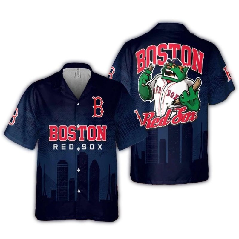 Boston Red Sox Hawaiian Shirt - Casual Team Apparel for Fans