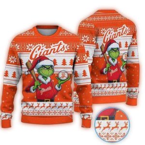 San Francisco Giants Grinch Christmas Ugly Sweater For Fans