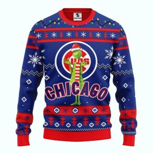 Grinchmas With Chicago Cubs Ugly Sweater