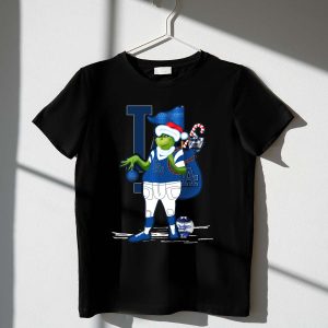 Los Angeles Dodgers Grinch Christmas T-Shirt - Holiday Edition Design