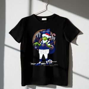 New York Mets Grinch Christmas Holiday Baseball Fan T-Shirt