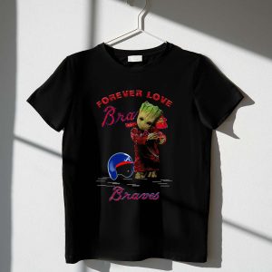 Groot Forever Love T-Shirt For Braves Fans - Stylish Fan Apparel