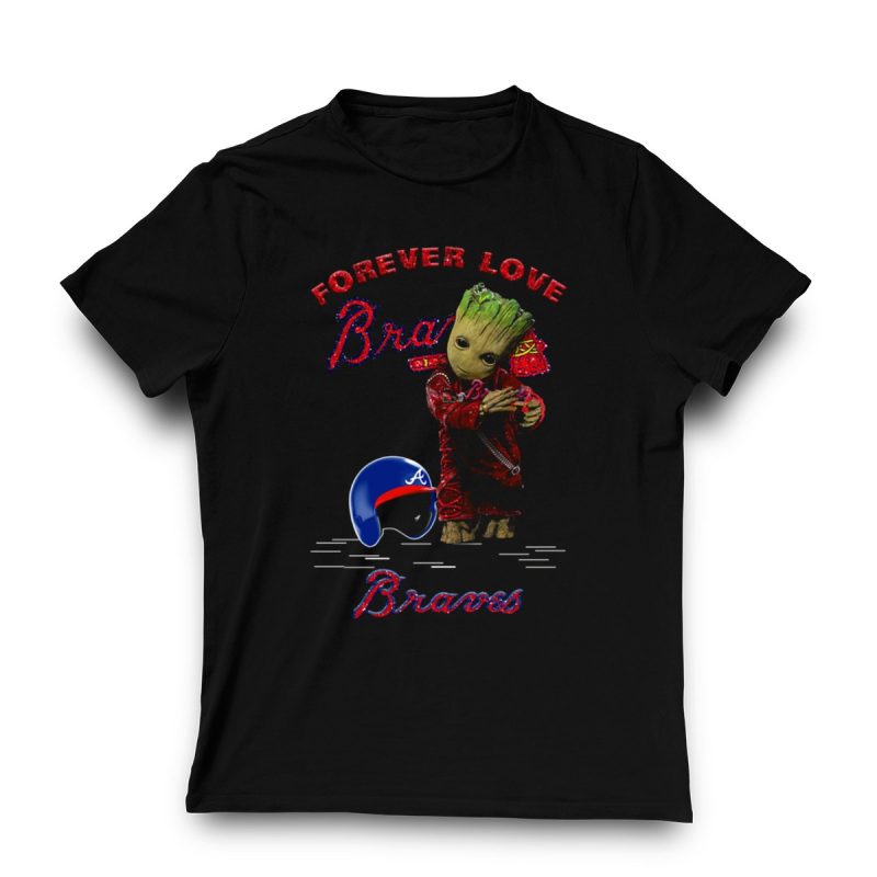 Groot Forever Love T-Shirt For Braves Fans - Stylish Fan Apparel - Image 3
