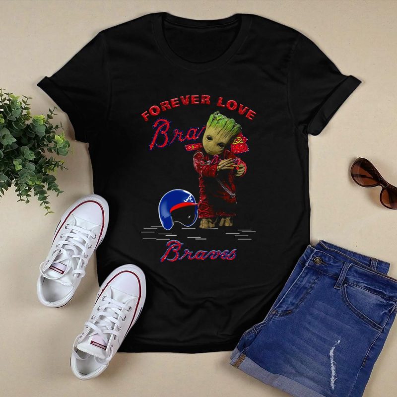 Groot Forever Love T-Shirt For Braves Fans - Stylish Fan Apparel - Image 5