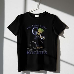 Colorado Rockies Groot Forever Love T-Shirt For Fans