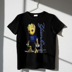 Groot Yankees Ny Baseball Fan T-Shirt - Iconic Graphic Tee For Fans