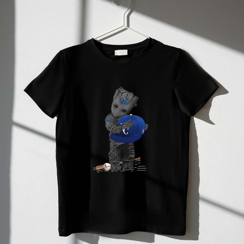 Groot hug Kansas City Royals Baseball shirt t shirt 1 1