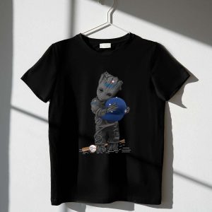 Groot Hug Los Angeles Dodgers Baseball T-Shirt for Fans and Collectors