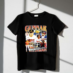 Gunnar Henderson Orioles Rookie Collage T-Shirt - Celebrate The Legend!