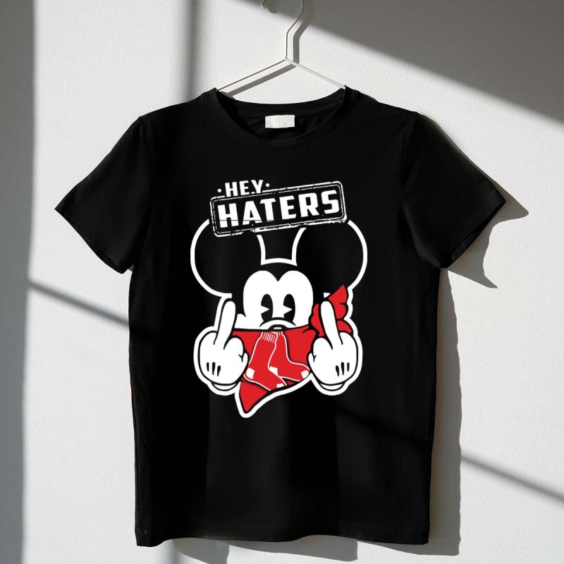 HEY HATERS Mickey Boston Red Sox T Shirt t shirt 1 1