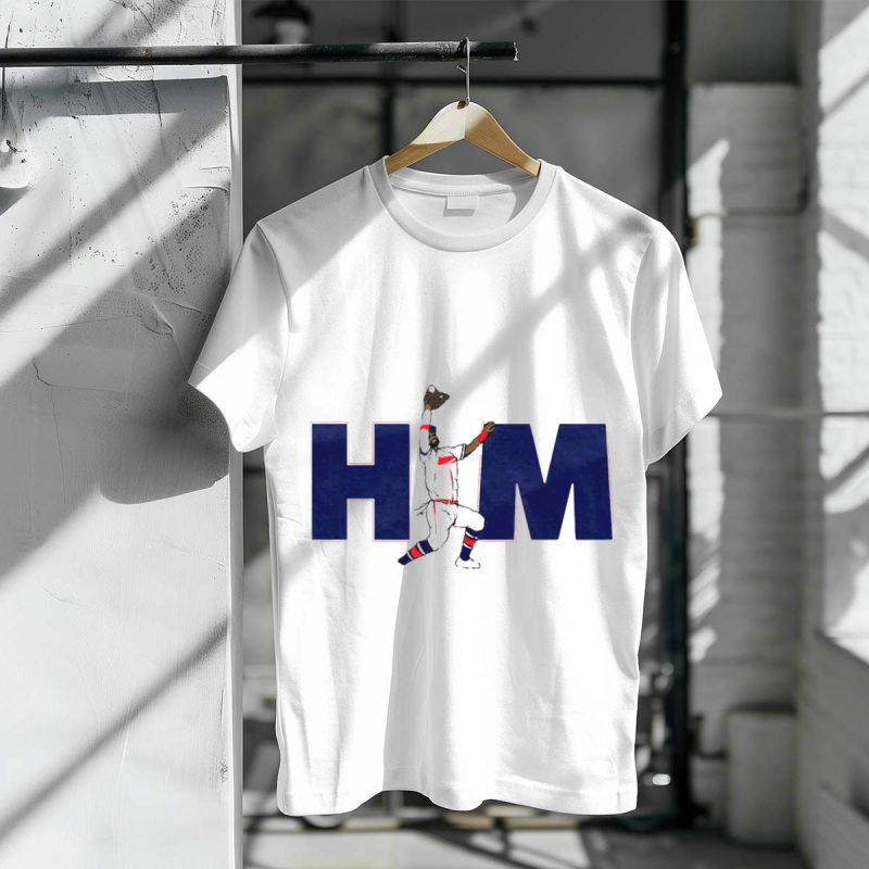 Atlanta Braves Baseball Player Catching T-Shirt For Fans And Players - Image 3