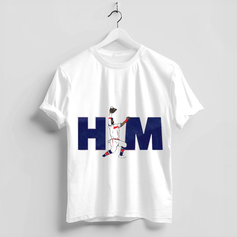 Atlanta Braves Baseball Player Catching T-Shirt For Fans And Players - Image 4