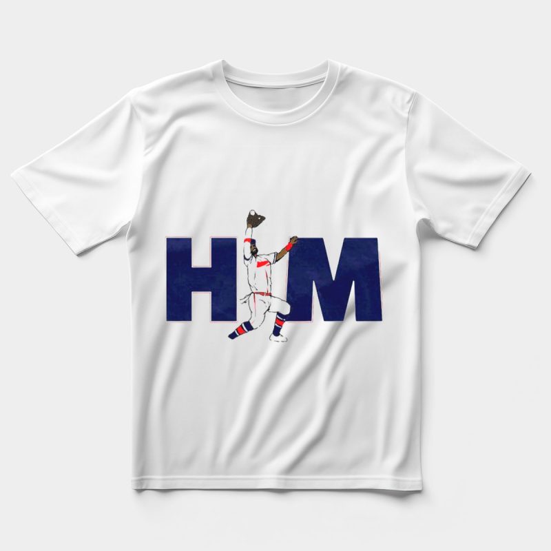 Atlanta Braves Baseball Player Catching T-Shirt For Fans And Players - Image 5