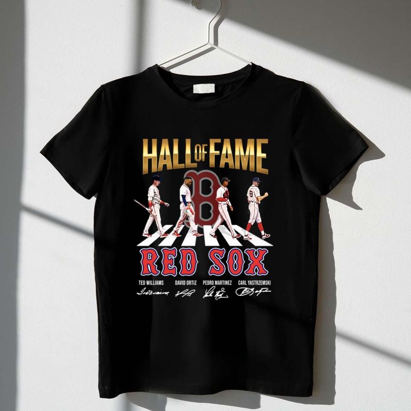 Boston Red Sox Abbey Road Signatures T-Shirt | Hall of Fame Collection