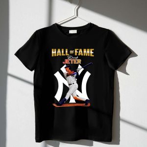 Derek Jeter New York Yankees Hall Of Fame T-Shirt For Fans