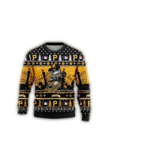 Jack Skellington Halloween Pittsburgh Pirates Ugly Sweater for Men