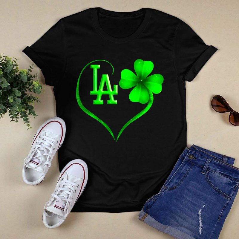 Los Angeles Dodgers St Patrick's Day Lucky T-Shirt for Fans - Image 5