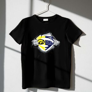 Hawkeyes Superman Shield Crossover T-Shirt For New York Yankees Fans