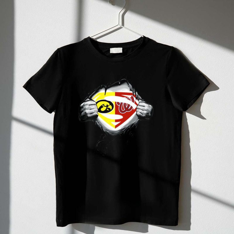 Hawkeyes Washington Nationals Superman Emblem T Shirt t shirt 1 1