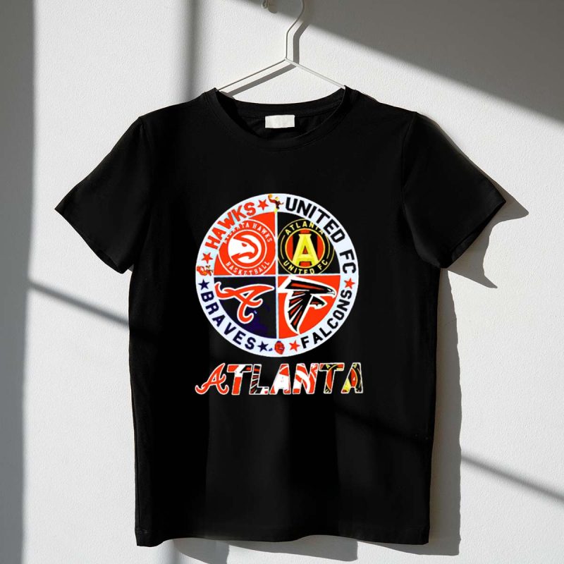 Atlanta Hawks United Fc T-Shirt - Braves & Falcons Fan Apparel