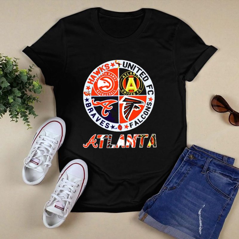 Atlanta Hawks United Fc T-Shirt - Braves & Falcons Fan Apparel - Image 5