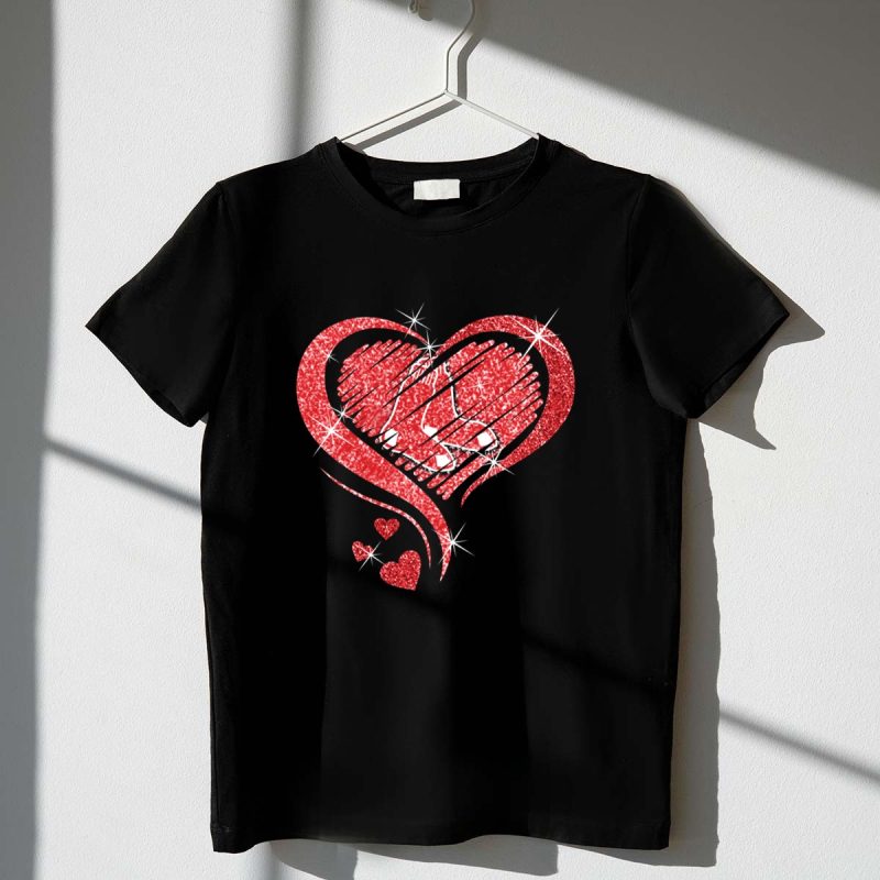 Heart Diamond Boston Red Sox Sparkle Love T Shirt t shirt 1 1