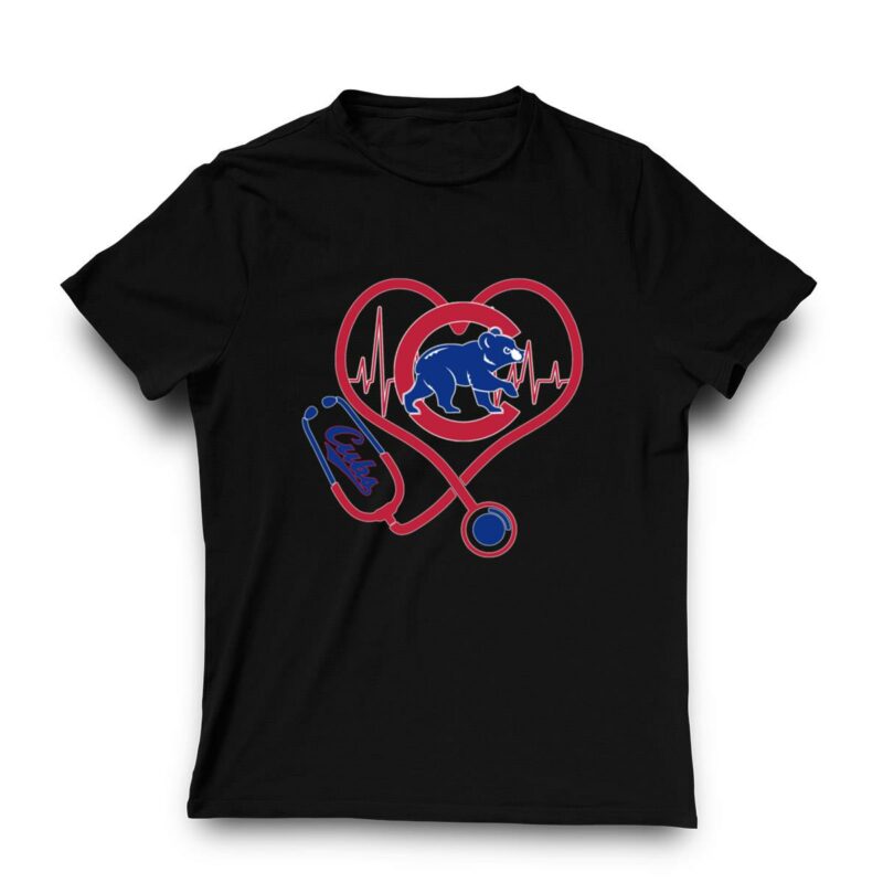 Heartbeat nurse love chicago cubs shirt t shirt 3 3.jpg