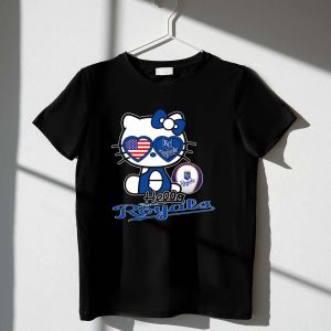 Hello Kitty Kansas City Royals Baseball T-Shirt For Fans