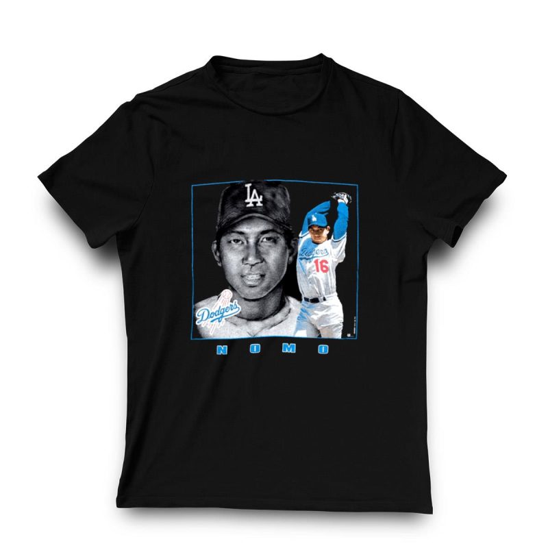 Hideo Nomo Los Angeles Dodgers Graphic T-Shirt for Fans and Collectors - Image 3