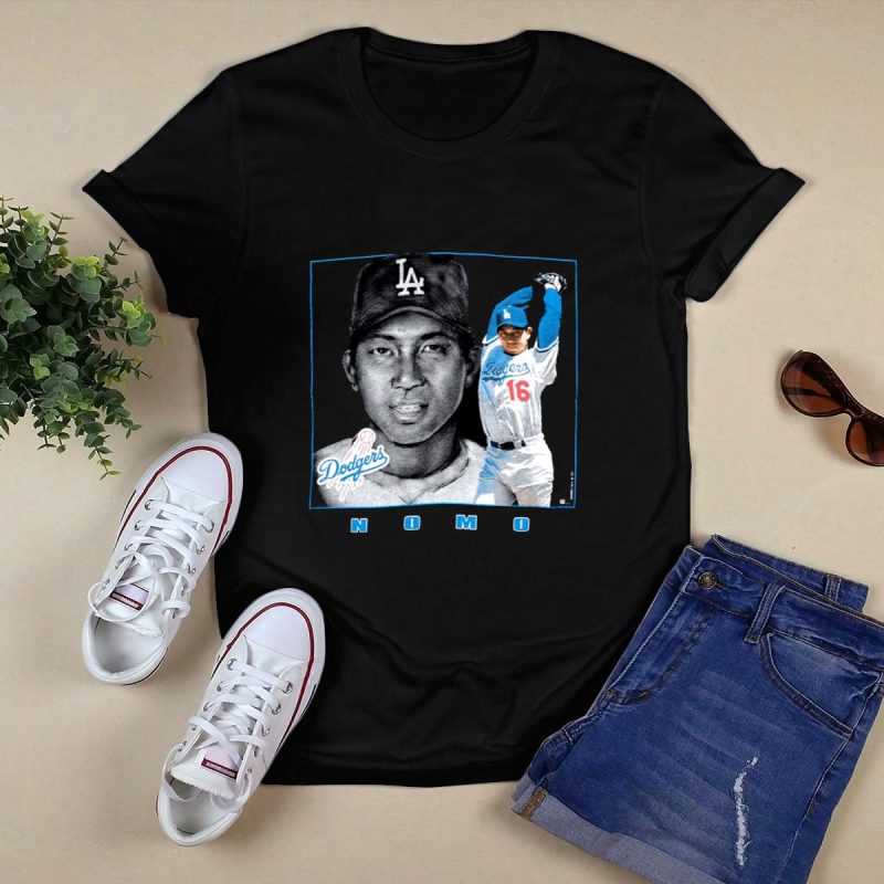 Hideo Nomo Los Angeles Dodgers Graphic T-Shirt for Fans and Collectors - Image 5