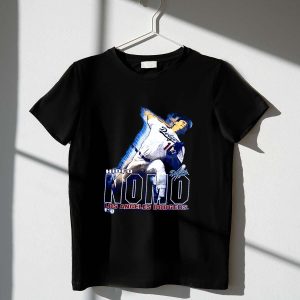 Hideo Nomo Los Angeles Dodgers Graphic T-Shirt for Fans