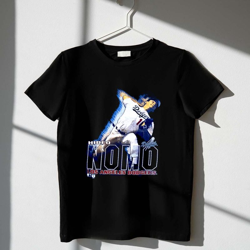 Hideo Nomo Los Angeles Dodgers Graphic T-Shirt for Fans