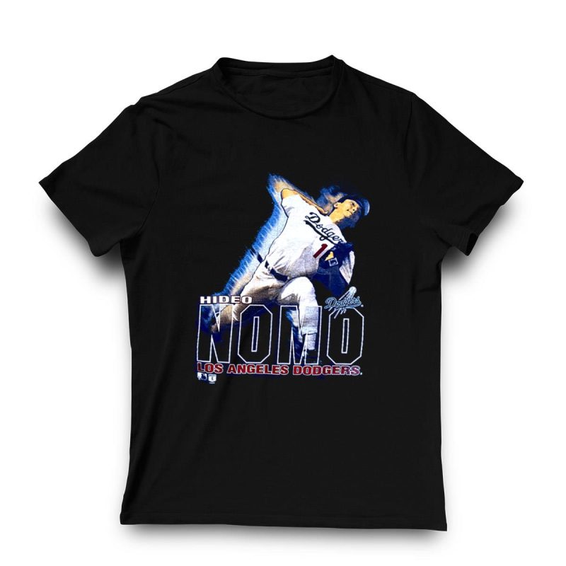 Hideo Nomo Los Angeles Dodgers Graphic T-Shirt for Fans - Image 3