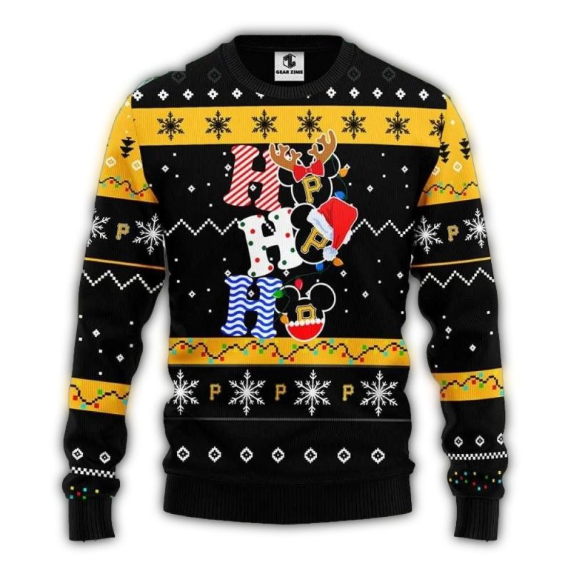 Mickey Mouse Pirates Christmas Ugly Sweater - Festive Holiday Apparel