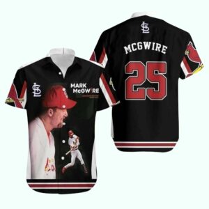 Mark McGwire St Louis Cardinals Hawaiian Shirt – Graphic Unisex Aloha Tee