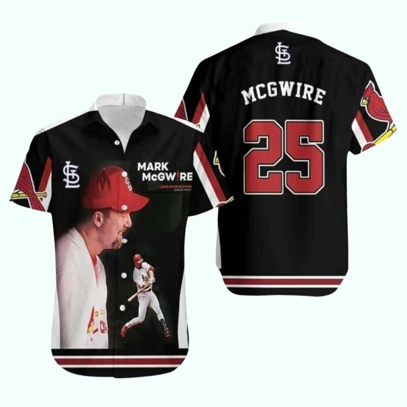Mark McGwire St Louis Cardinals Hawaiian Shirt – Graphic Unisex Aloha Tee
