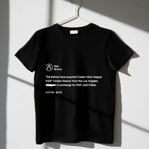 Yordan Alvarez Houston Astros Dodgers Trade T-Shirt - Unique Fan Apparel