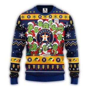 Houston Astros Grinch Christmas Day Ugly Sweater For Fans