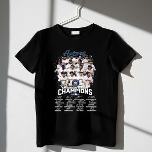 Houston Astros 2022 Al Champions Signature T-Shirt - Celebrate In Style!